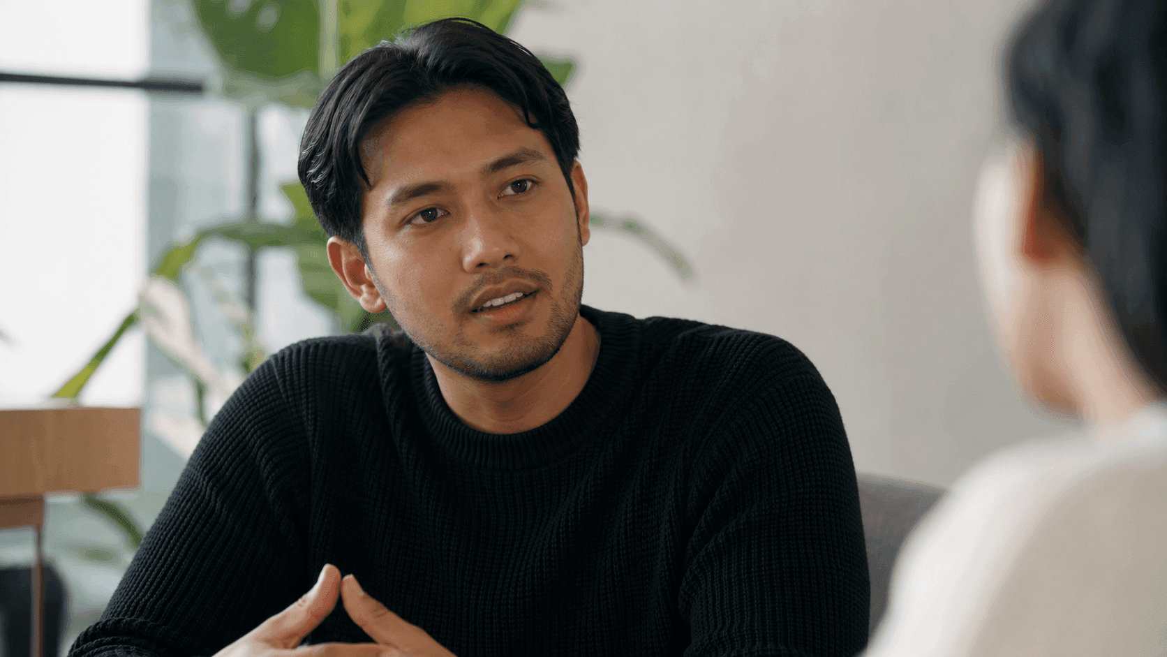 A person exploring a new idea